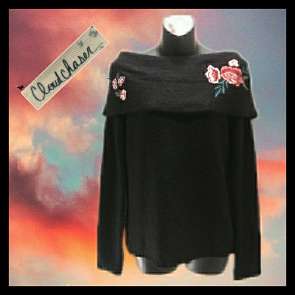 🆕Rosie OTS Acrylic Sweater by Cloud Chaser